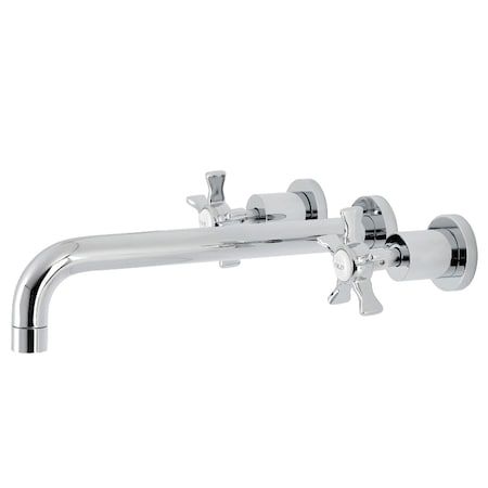Kingston Brass KS8051NX Wall Mount Tub Faucet, Polished Chrome KS8051NX